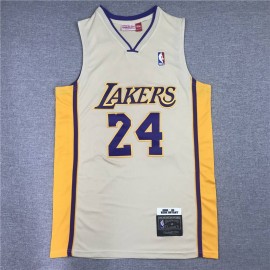 Camiseta Kobe Bryant #24 Los Angeles Lakers Beige