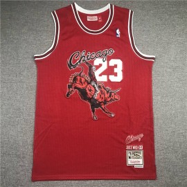 Camiseta Michael Jordan #23 Chicago Bulls x BR Rojo