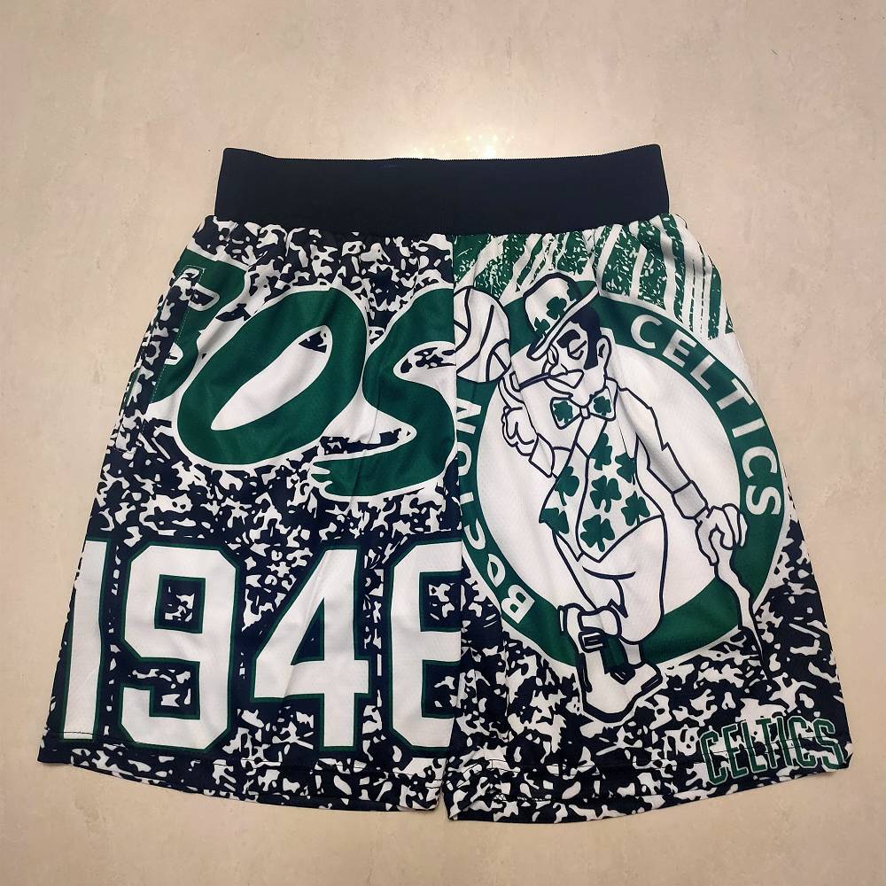 Pantalon Corto Boston Celtics MN Gran Logotipo Polícromo