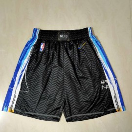 Pantalon Corto Brooklyn Nets 2021 City Edition Negro