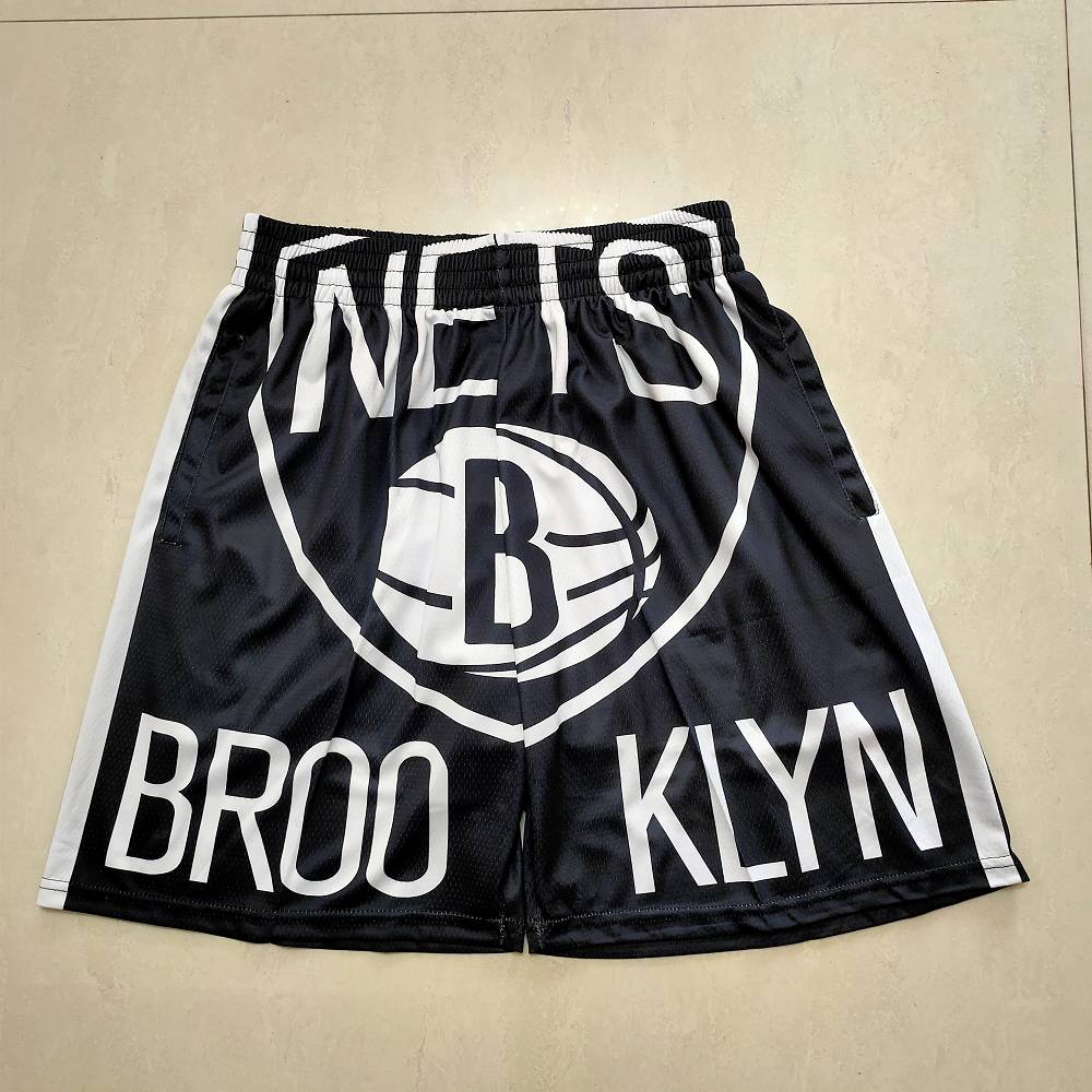 Pantalon corto Brooklyn Nets MN Clásico Negro Pantalon corto Brooklyn Nets MN Clásico Negro