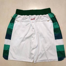 Pantalon Corto de Bolsillo Milwaukee Bucks Blanco