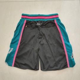 Pantalon Corto de Bolsillo San Antonio Spurs Negro