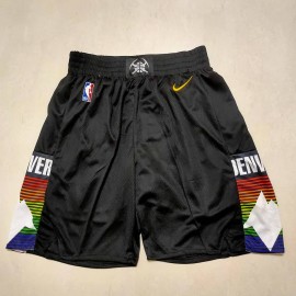 Pantalon Corto Denver Nuggets City Edition Negro