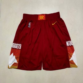 Pantalon Corto Denver Nuggets City Edition Rojo