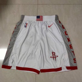 Pantalon Corto Houston Rockets City Edition Blanco