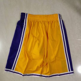 Pantalon Corto Los Angeles Lakers Clásico Edition Amarillo