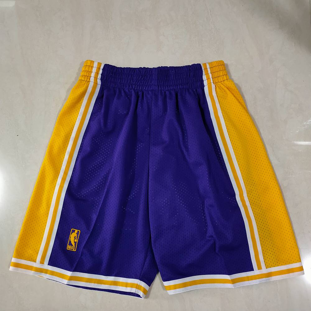 Pantalon Corto Los Angeles Lakers Clásico Edition Púrpura