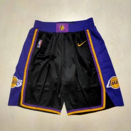 Pantalon Corto Los Angeles Lakers Earned Edition Negro