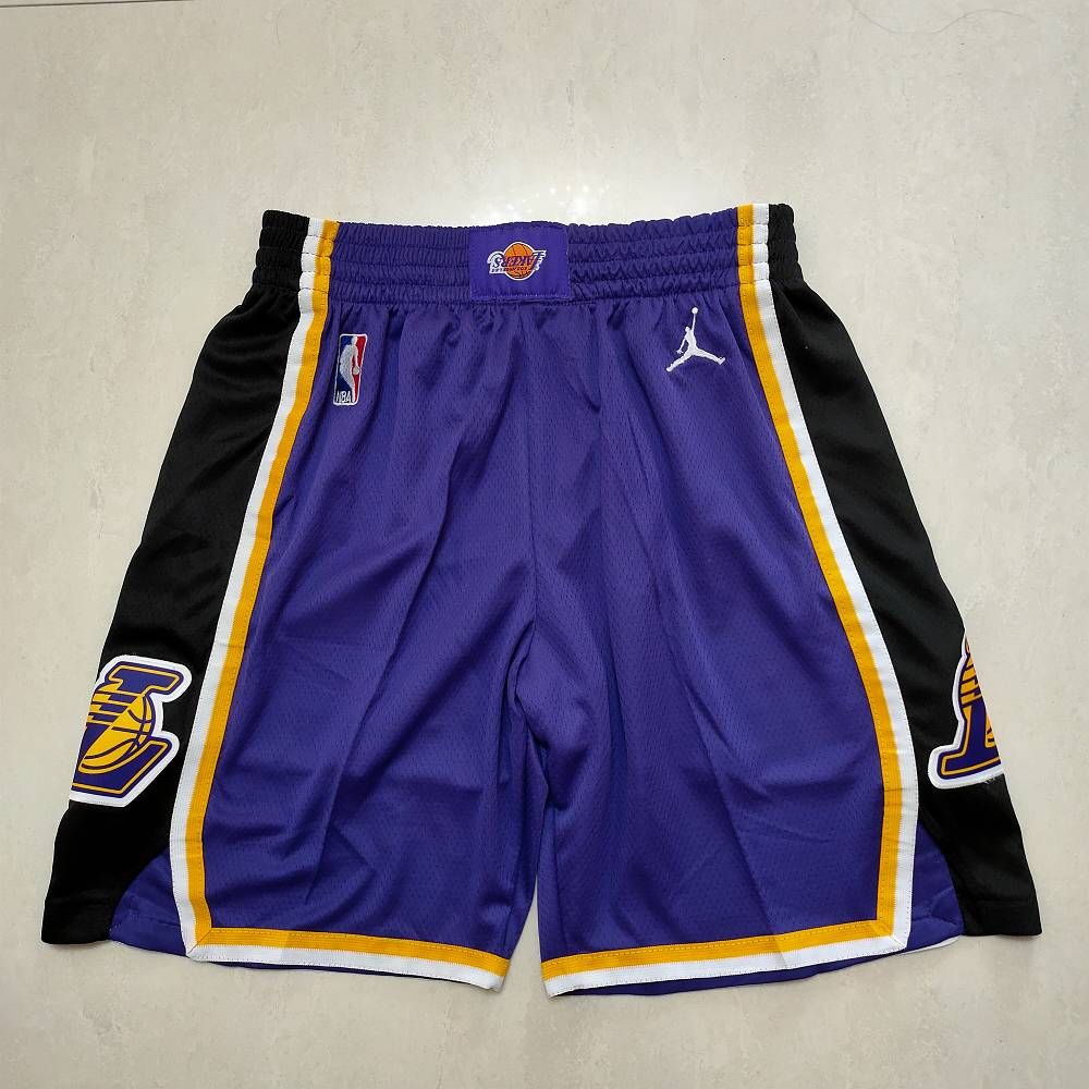 Pantalon Corto Los Angeles Lakers Jordan Clásico Edition Púrpura
