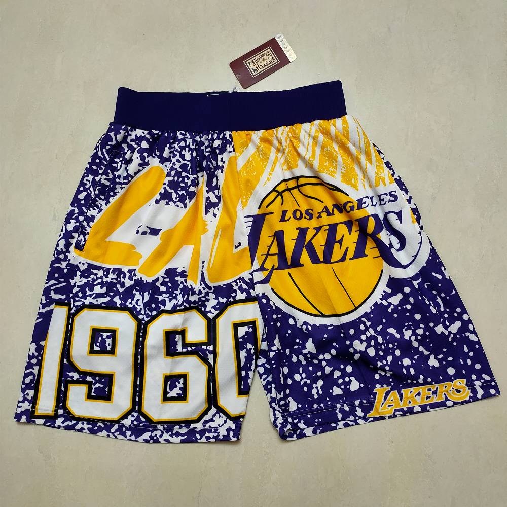 Pantalon Corto Los Angeles Lakers MN Gran Logotipo Polícromo Pantalon Corto Los Angeles Lakers MN Gran Logotipo Polícromo