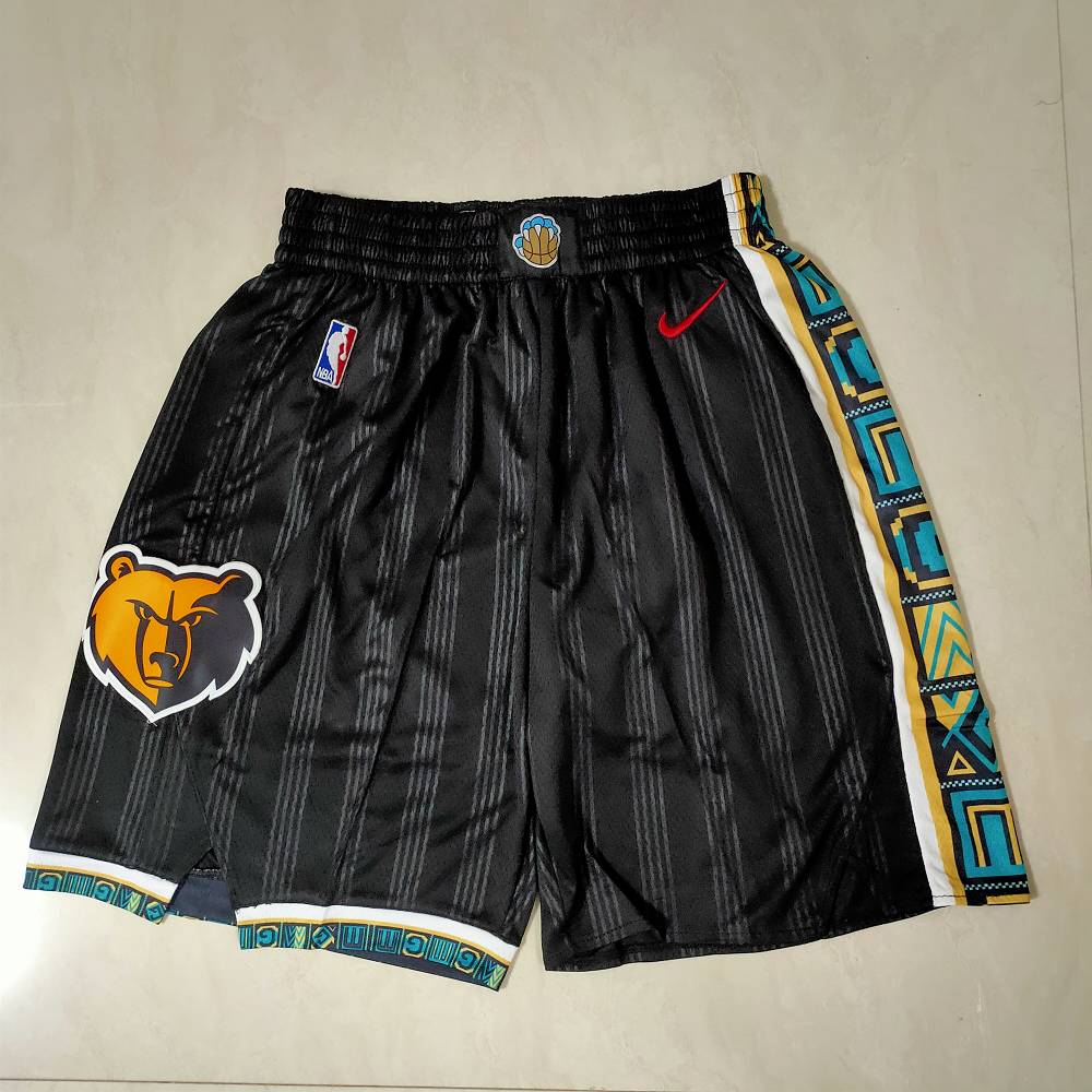 Pantalon Corto Memphis Grizzlies 2021 City Edition Negro Pantalon Corto Memphis Grizzlies 2021 City Edition Negro