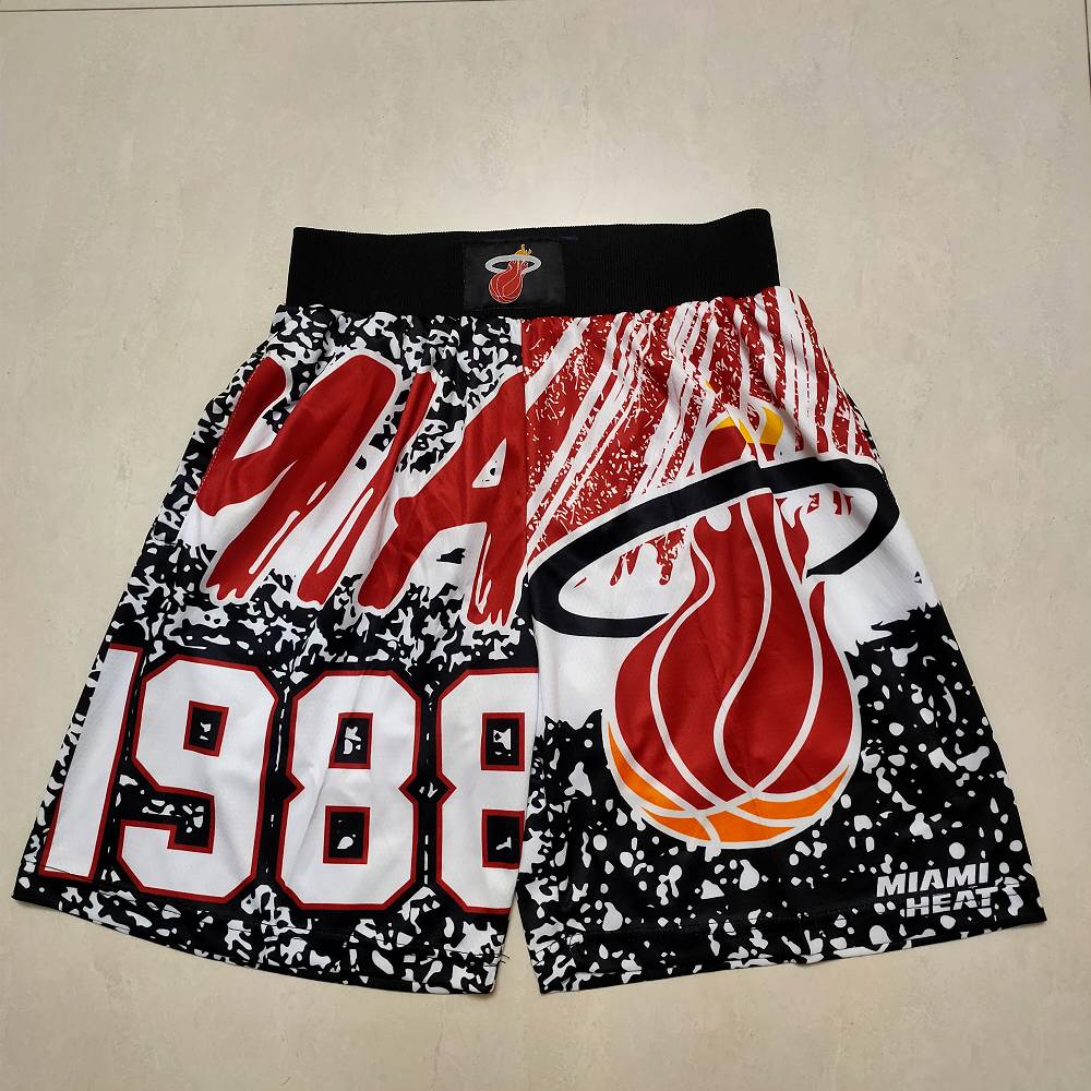 Pantalon Corto Miami Heat MN Gran Logotipo Polícromo