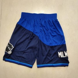 Pantalon Corto Milwaukee Bucks City Edition Azul
