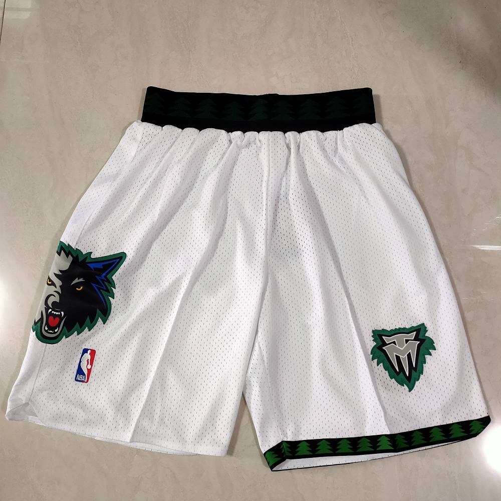 Pantalon Corto Minnesota Timberwolves Blanco
