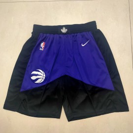 Pantalon Corto Toronto Raptors Earned Edition Púrpura/Negro