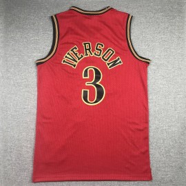 Camiseta Allen Iverson #3 Philadelphia 76ers Clásico Edition Rojo Camiseta Allen Iverson #3 Philadelphia 76ers Clásico Edition Rojo