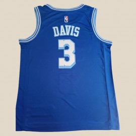 Camiseta Anthony Davis #3 Los Angeles Lakers Azul Camiseta Anthony Davis #3 Los Angeles Lakers Azul