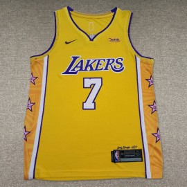 Camiseta Carmelo Anthony #7 Los Angeles Lakers Amarillo