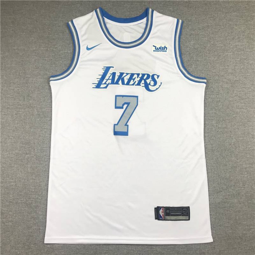 Camiseta Carmelo Anthony #7 Los Angeles Lakers City Edition Blanco Camiseta Carmelo Anthony #7 Los Angeles Lakers City Edition Blanco