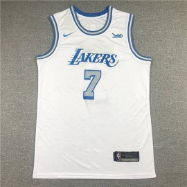 Camiseta Carmelo Anthony #7 Los Angeles Lakers City Edition Blanco