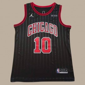 Camiseta DeMar DeRozan #10 Chicago Bulls Jordan Edition Negro