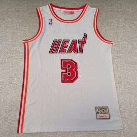 Camiseta Dwyane Wade #3 Miami Heat Blanco