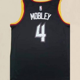 Camiseta Evan Mobley #4 Cleveland Cavaliers 2021 Negro  Camiseta Evan Mobley #4 Cleveland Cavaliers 2021 Negro