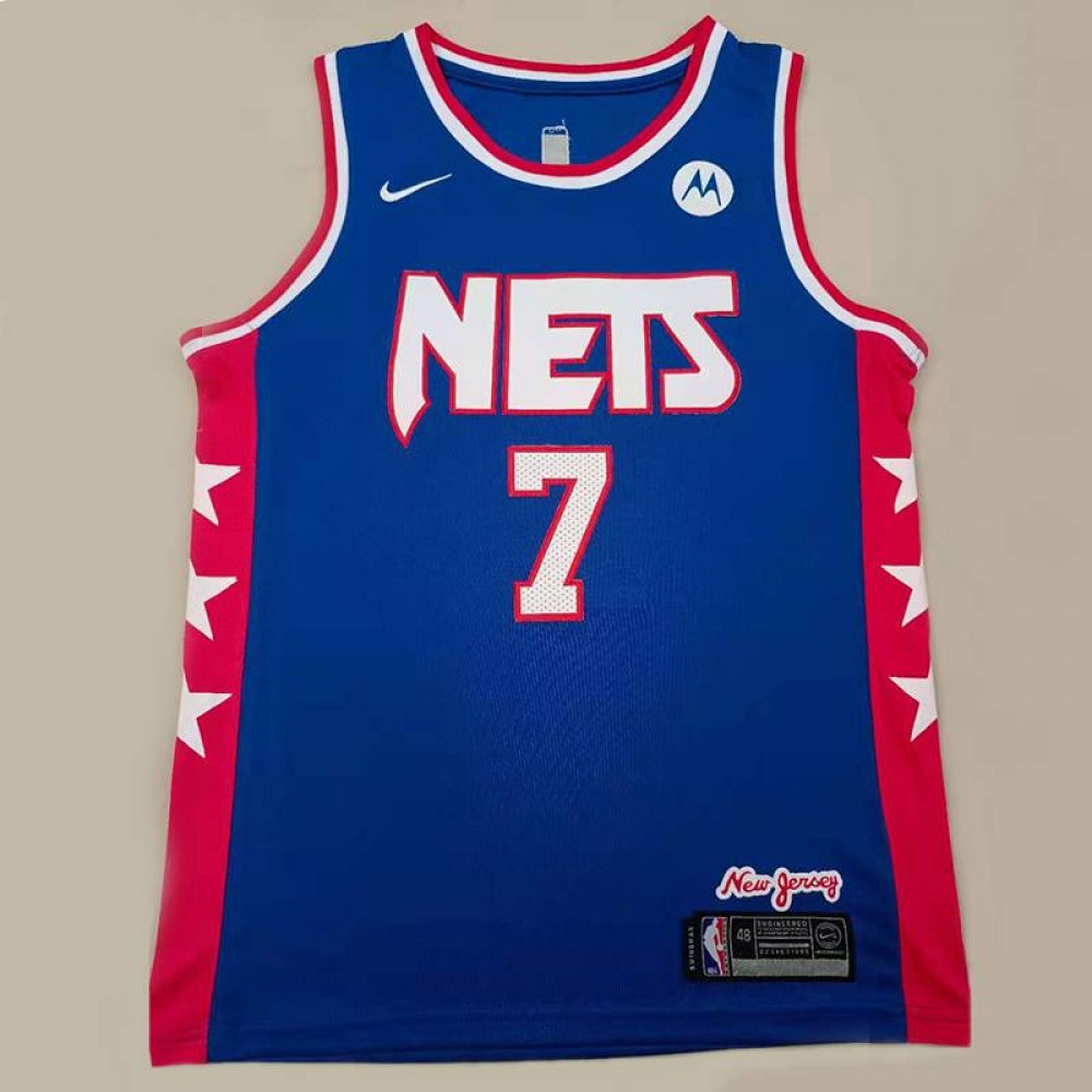 Camiseta Kevin Durant #7 Brooklyn Nets Azul Camiseta Kevin Durant #7 Brooklyn Nets Azul