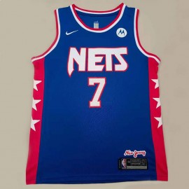 Camiseta Kevin Durant #7 Brooklyn Nets Azul