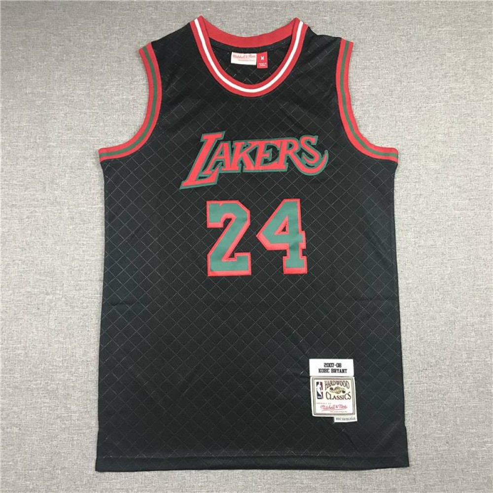 Camiseta Kobe Bryant #24 Los Angeles Lakers Negro Camiseta Kobe Bryant #24 Los Angeles Lakers Negro