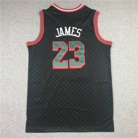 Camiseta LeBron James #23 Los Angeles Lakers Negro Camiseta LeBron James #23 Los Angeles Lakers Negro
