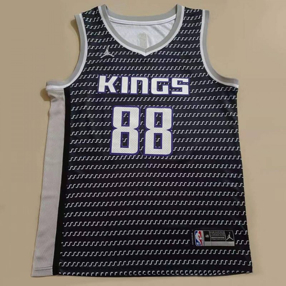 Camiseta Neemias Queta #88 Sacramento Kings Jordan Edition Negro Camiseta Neemias Queta #88 Sacramento Kings Jordan Edition Negro