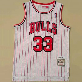 Camiseta Scottie Pippen #33 Chicago Bulls Clásico Edition Blanco
