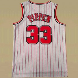 Camiseta Scottie Pippen #33 Chicago Bulls Clásico Edition Blanco Camiseta Scottie Pippen #33 Chicago Bulls Clásico Edition Blanco
