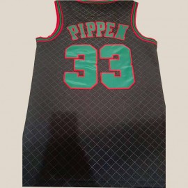 Camiseta Scottie Pippen #33 Chicago Bulls Negro Camiseta Scottie Pippen #33 Chicago Bulls Negro