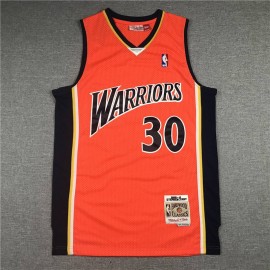 Camiseta Stephen Curry #30 Golden State Warriors Naranja