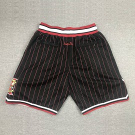 Pantalón Corto de Bolsillo Chicago Bulls 10 Aniversario Negro/Rojo