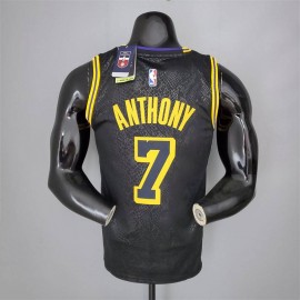 Camiseta Carmelo Anthony #7 Los Angeles Lakers Púrpura Camiseta Carmelo Anthony #7 Los Angeles Lakers Púrpura