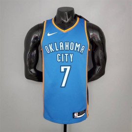 Camiseta Carmelo Anthony #7 Oklahoma City Thunder Azul
