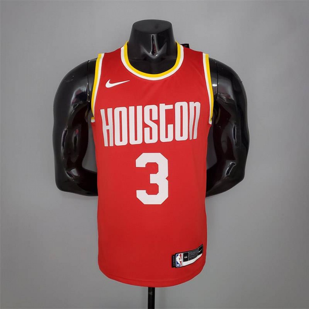 Camiseta Chris Paul #3 Houston Rockets Clásico Edition Rojo Camiseta Chris Paul #3 Houston Rockets Clásico Edition Rojo