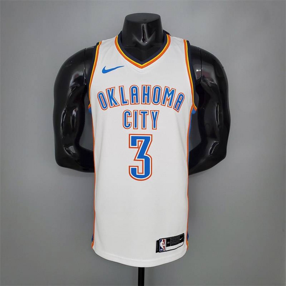 Camiseta Chris Paul #3 Oklahoma City Thunder Blanco