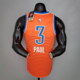 Camiseta Chris Paul #3 Oklahoma City Thunder Jordan Edition Naranja Camiseta Chris Paul #3 Oklahoma City Thunder Jordan Edition Naranja