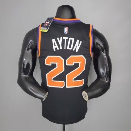 Camiseta Deandre Ayton #22 Phoenix Suns 2021 Negro Camiseta Deandre Ayton #22 Phoenix Suns 2021 Negro