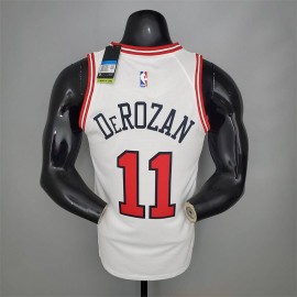 Camiseta DeMar DeRozan #11 Chicago Bulls Blanco Camiseta DeMar DeRozan #11 Chicago Bulls Blanco