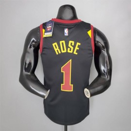 Camiseta Derrick Rose #1 Cleveland Cavaliers 2021 Jordan Limited Edition Negro Camiseta Derrick Rose #1 Cleveland Cavaliers 2021 Jordan Limited Edition Negro