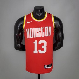 Camiseta James Harden #13 Houston Rockets Clásico Edition Rojo