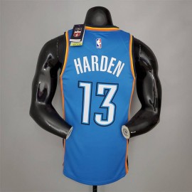 Camiseta James Harden #13 Oklahoma City Thunder Azul Camiseta James Harden #13 Oklahoma City Thunder Azul