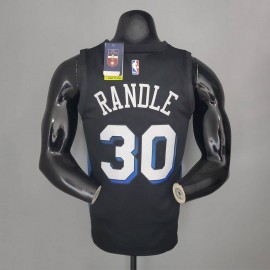 Camiseta Julius Randle #30 New York Knicks City Edition Negro