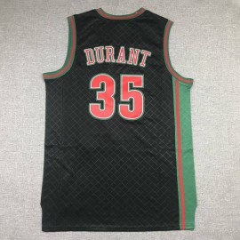 Camiseta Kevin Durant #35 Oklahoma City Thunder Clásico Edition Negro Camiseta Kevin Durant #35 Oklahoma City Thunder Clásico Edition Negro